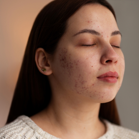 person-dealing-with-rosacea