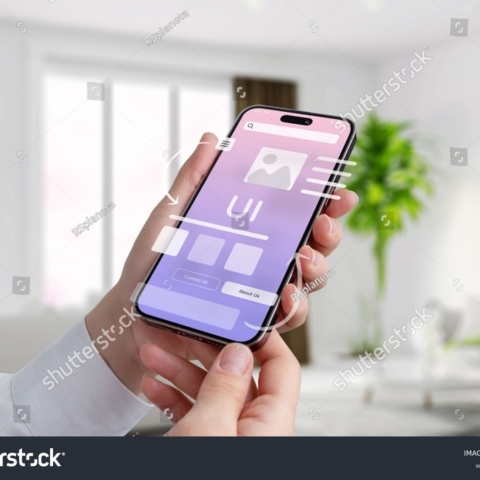 stock-photo-concept-of-using-a-mobile-app-complicated-or-simple-user-interface-app-elements-fly-over-mobile-2324494069