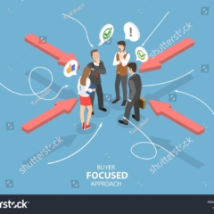 stock-vector--d-isometric-flat-vector-conceptual-illustration-of-customer-focused-approach-target-audience-2252773235