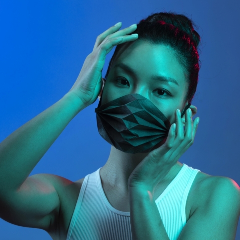 young-woman-wearing-mask