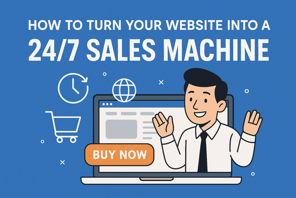 website into a 24x7 sales machine